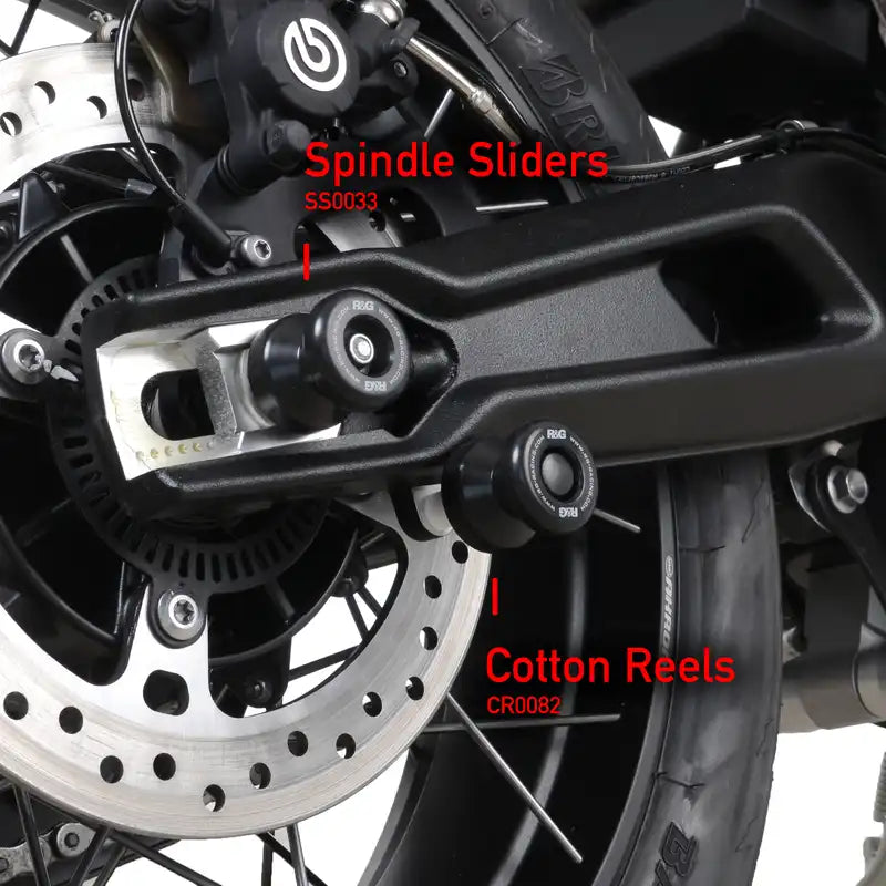 軸心駐車式防倒球 / 適用於 Triumph Tiger 800, XC / XCX, XRX / XCA, Tiger 900, Tiger 900 Rally Pro >(Pro), Tiger 850 Sport