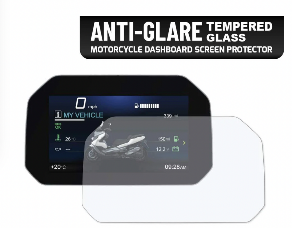 BMW Connectivity 儀表板鋼化玻璃保護貼(防眩光)