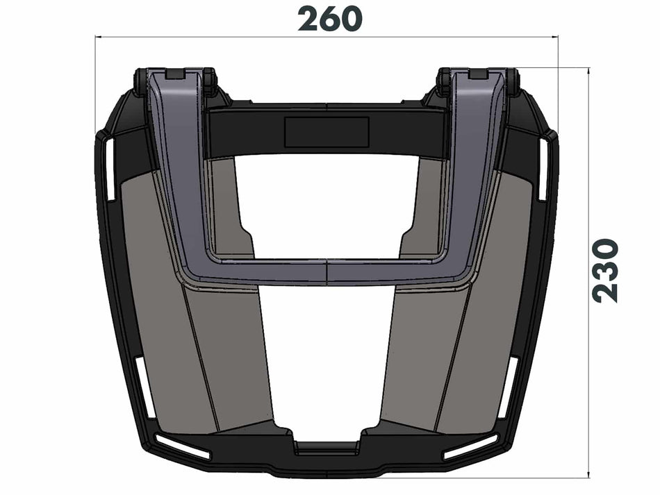 黑色後箱架 / Easyrack / 適用於 BMW F 900 R (2025-)