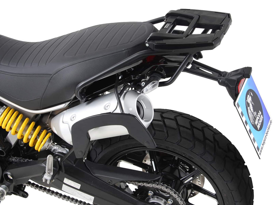 黑色後箱架 / Easyrack / 適用於 Ducati Scrambler 1100 / Special / Sport (2018-2020)