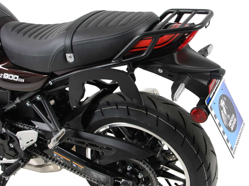 黑色管式後行李架 / 適用於 Kawasaki Z 900 RS / Cafe (2018-2025) / Z 900 RS SE (2022-2025)