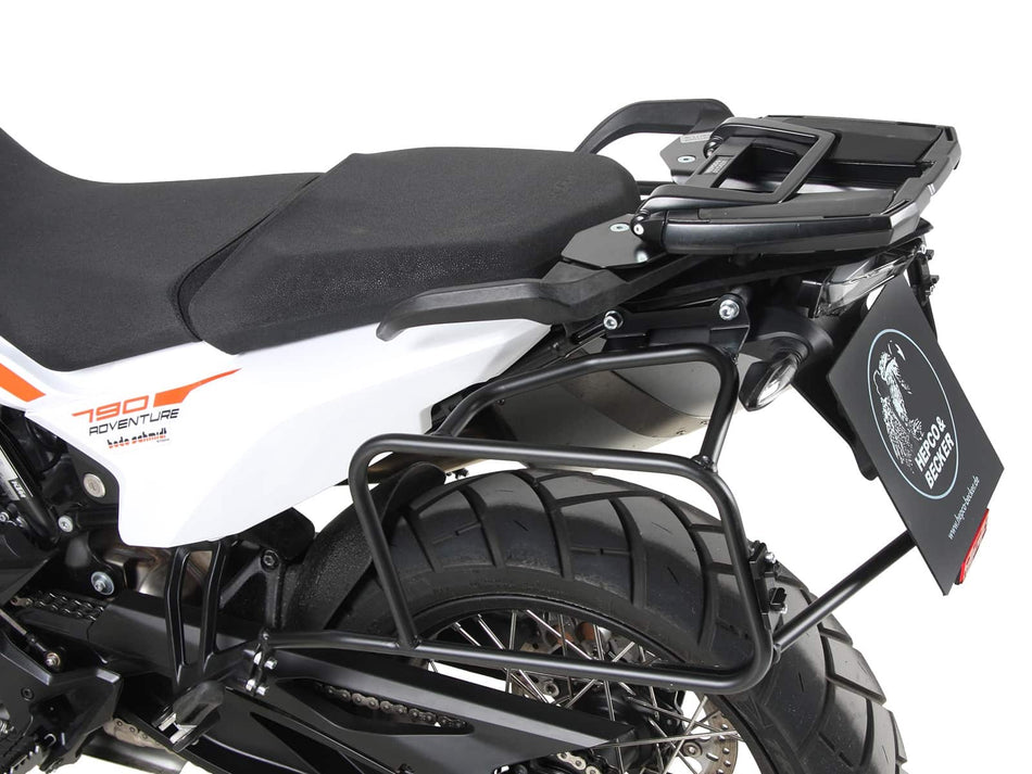 黑色固定式側箱支架 / 適用於 KTM 790 Adv / R (2019-2021)