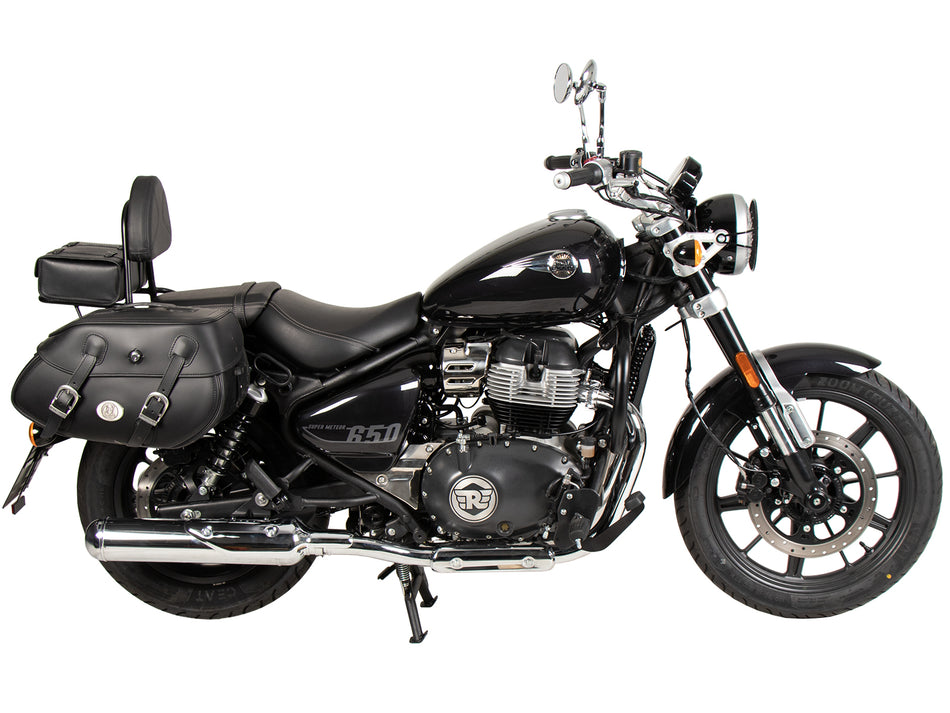 黑色後靠背（含行李架） / 適用於 Royal Enfield Super Meteor 650 (2023-)