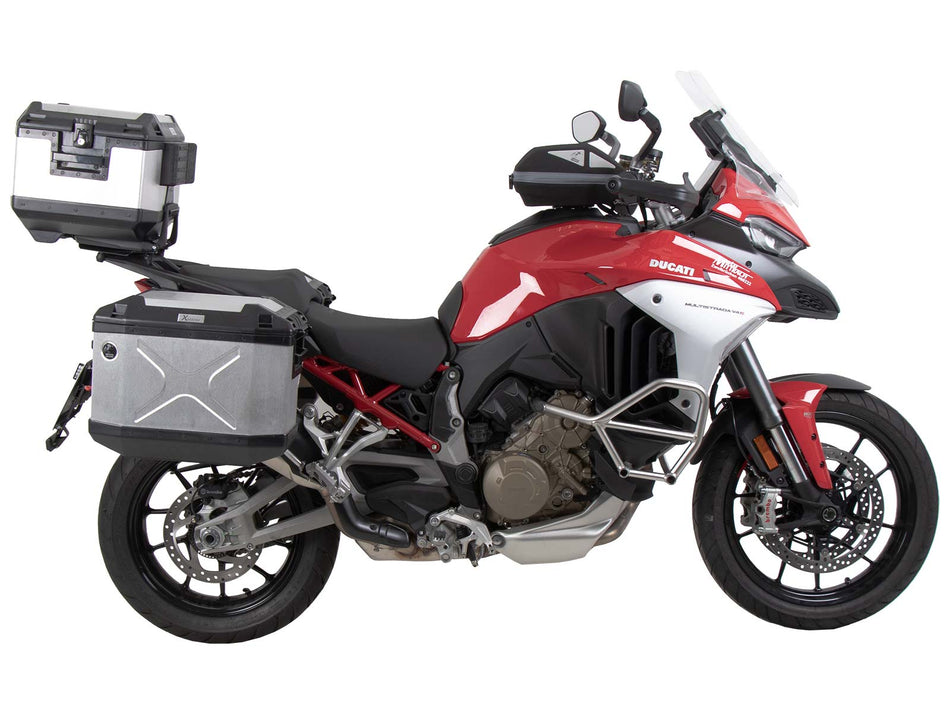 黑色後箱架（搭配原廠後貨架）/ Easyrack / 適用於 Ducati Multistrada V4 / S / S Sport / Pikes Peak, Rally