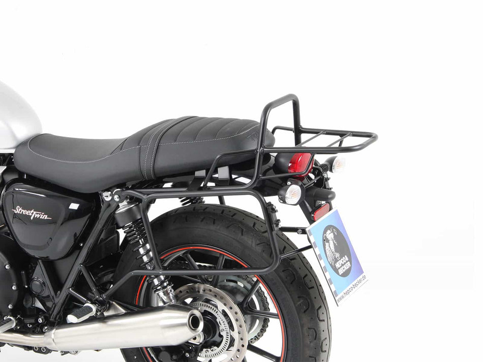 永久式黑色側箱支架 / 適用於 Triumph Speed Twin 900 (2023-2024)